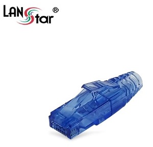[LANStar] 랜스타 Cat.6 UTP 관통형 EZ 커넥터 , 락부트 포함 [LS-6UTPL-EZ]